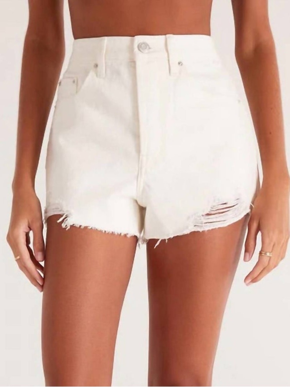 NWT Z Supply Classic Denim Jean High rise shorts